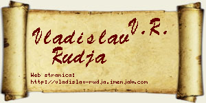 Vladislav Rudja vizit kartica